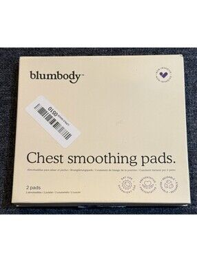 Blumbody Reusable Silicone Chest Smoothing Pads (2 Pads) – Open Box, Unused